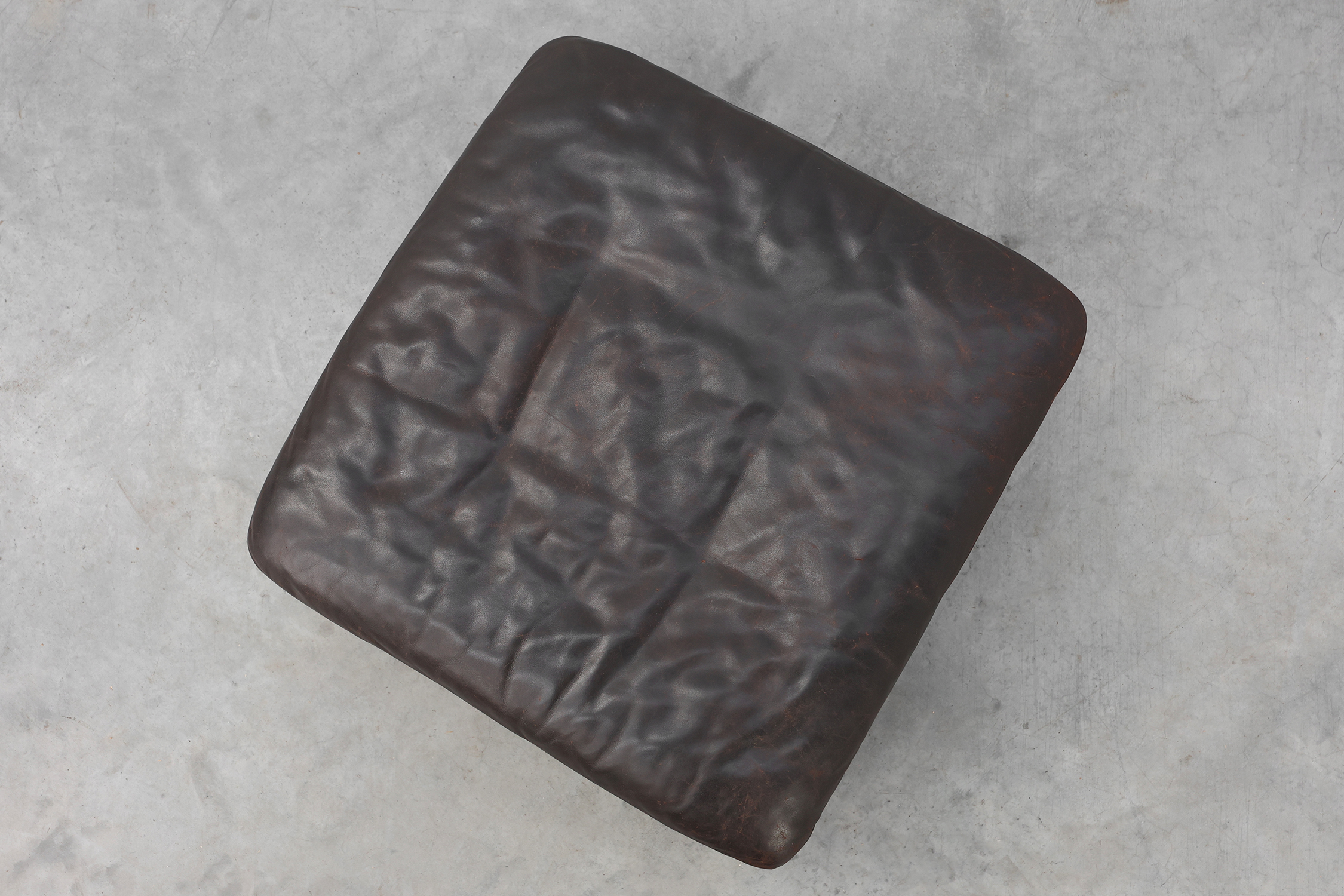 Mid-century De Sede DS‑11 Ottoman in Brown Leather, Switzerland 1960sthumbnail